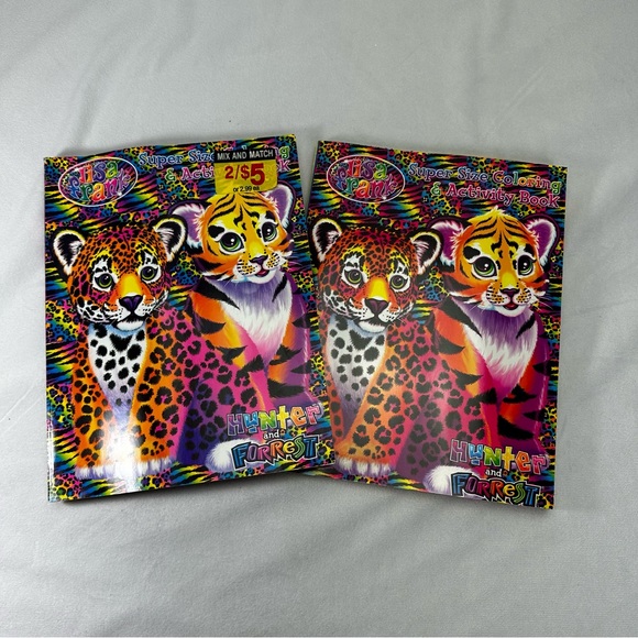 Lisa Frank Coloring Book 2015 Loot Bag Hunter And Forest Activity Girls Rainbow - Picture 2 of 10